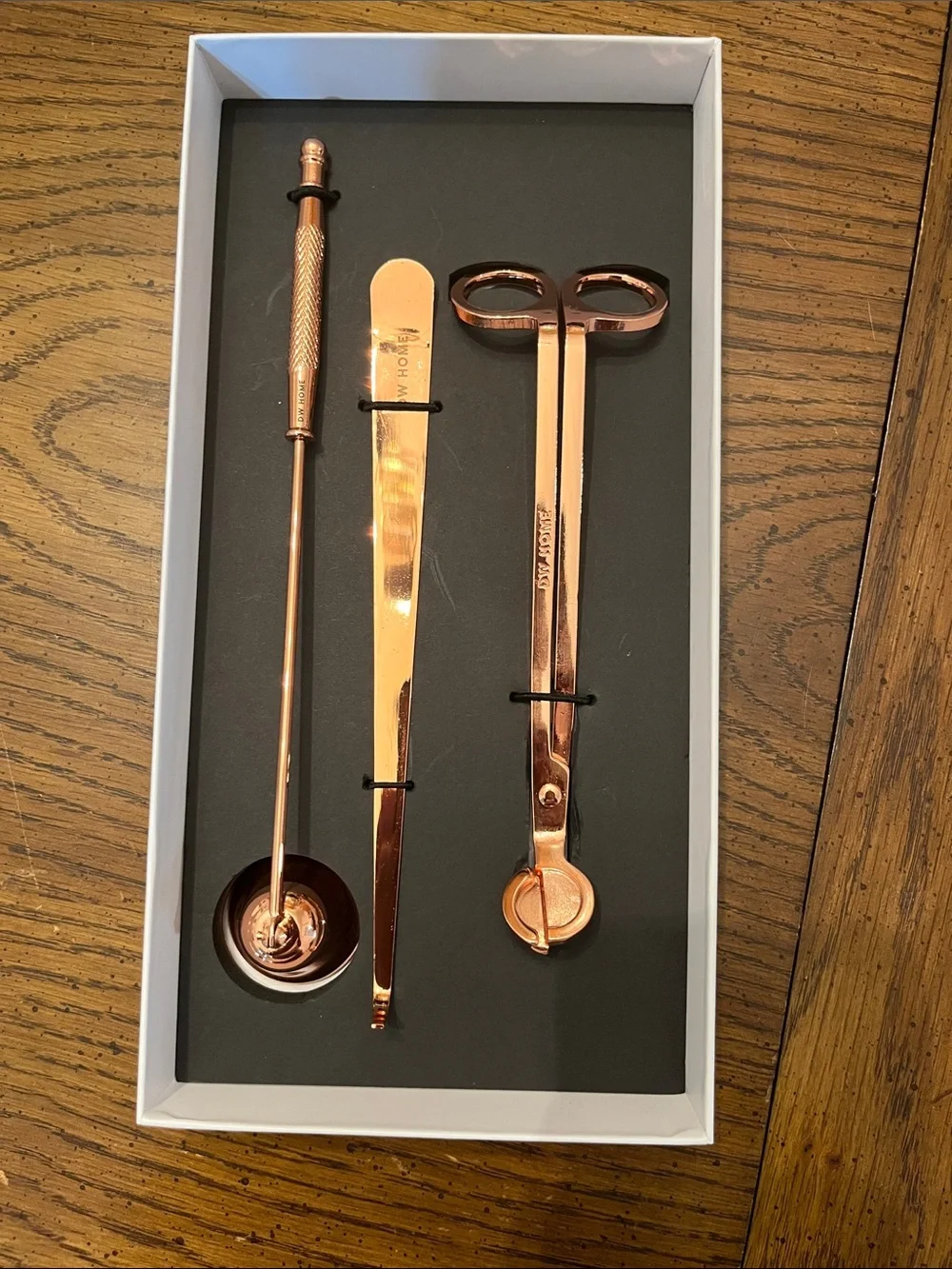 DW Rose Gold Candle Accessories